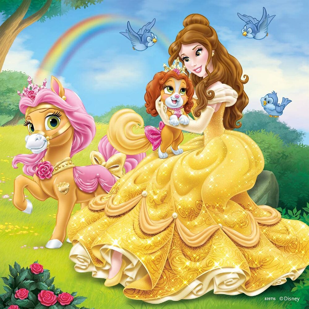 Ravensburger Puzzle 3 x 49pc - Disney Palace Pets - Belle, Cinderella, Rapunzel
