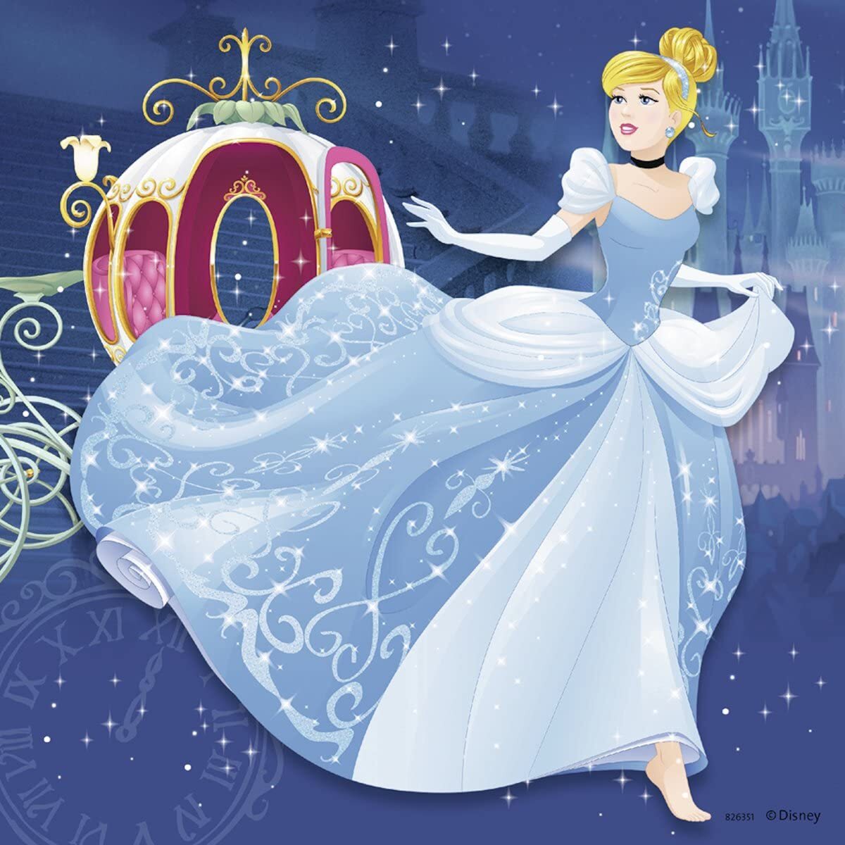 Ravensburger Puzzle 3 x 49pc - Disney Princesses Adventure