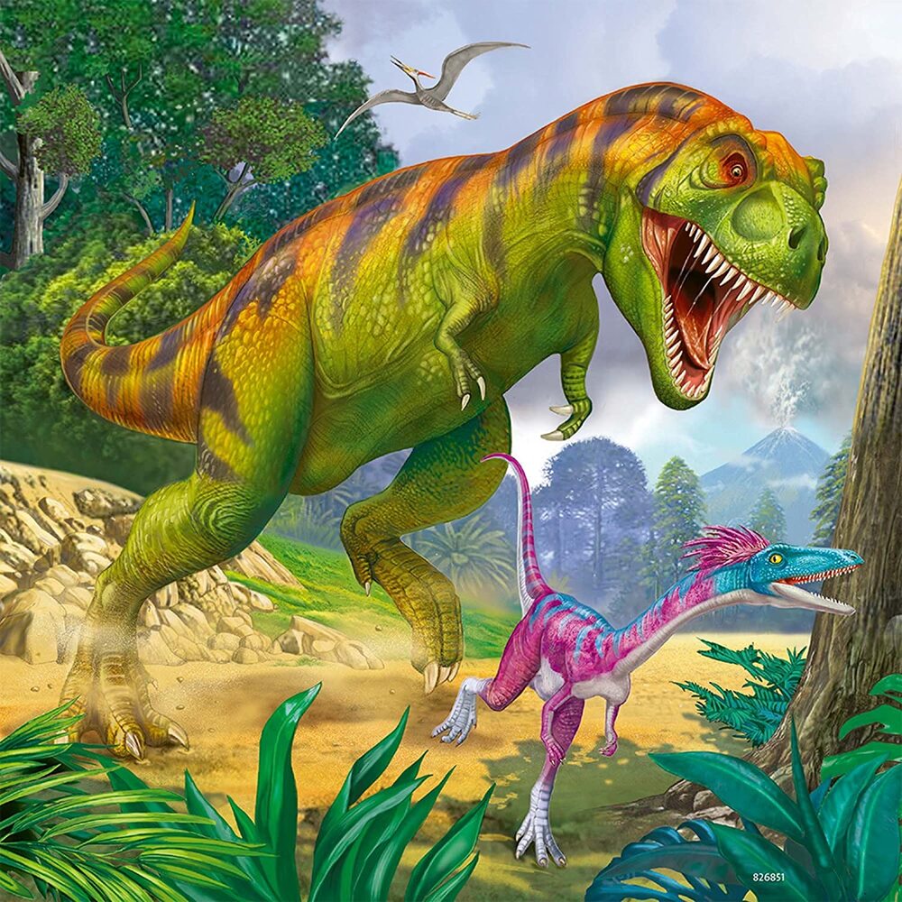 Ravensburger Puzzle 3 x 49pc - Primeval Ruler