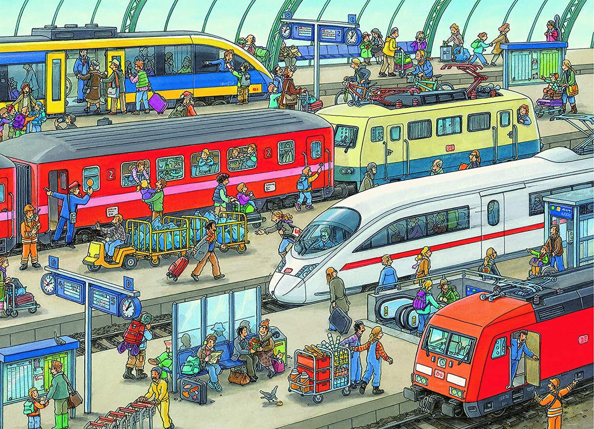 Ravensburger Puzzle 60pc - Railway Station
