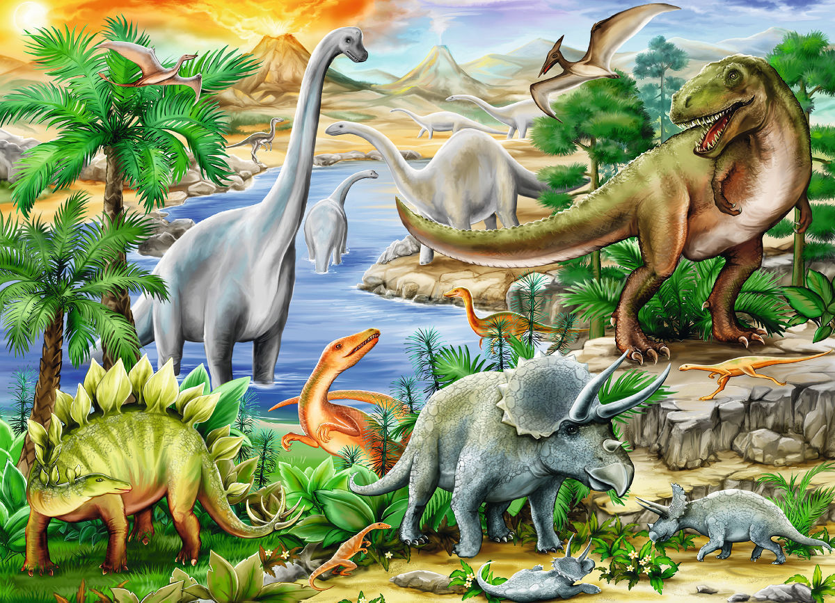 Ravensburger Puzzle 60pc - Prehistoric Life