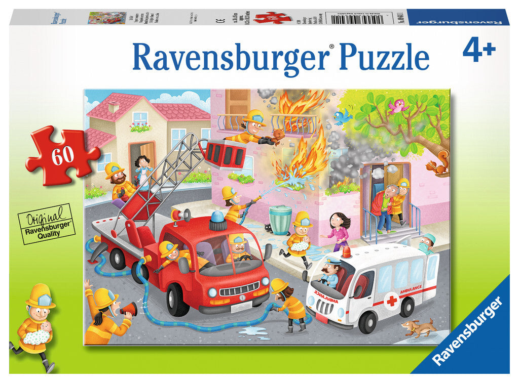 Ravensburger Puzzle 60pc - Firefighter Rescue