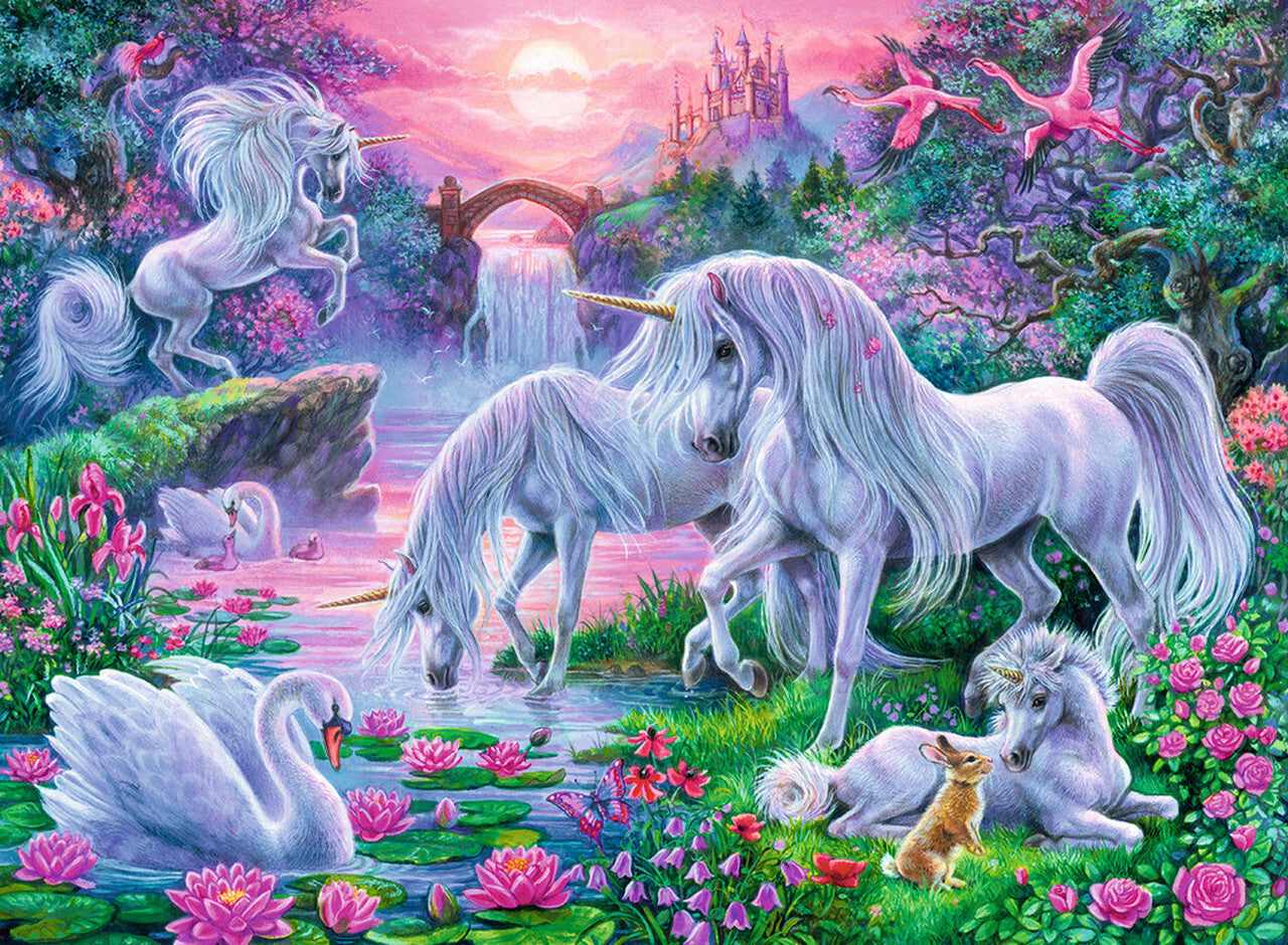 Ravensburger Puzzle 150pc XXL - Unicorns at Sunset