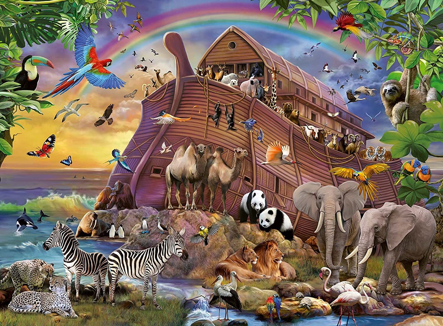Ravensburger Puzzle 150pc XXL - Boarding the Ark
