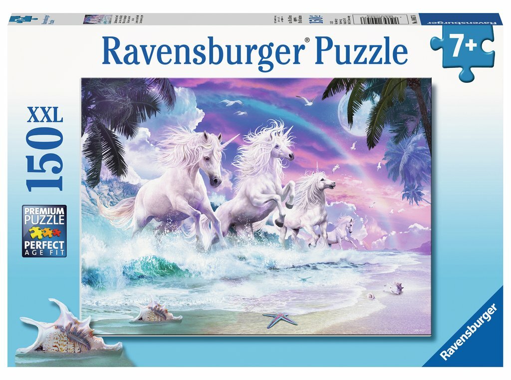 Ravensburger Puzzle 150pc XXL - Unicorns On The Beach