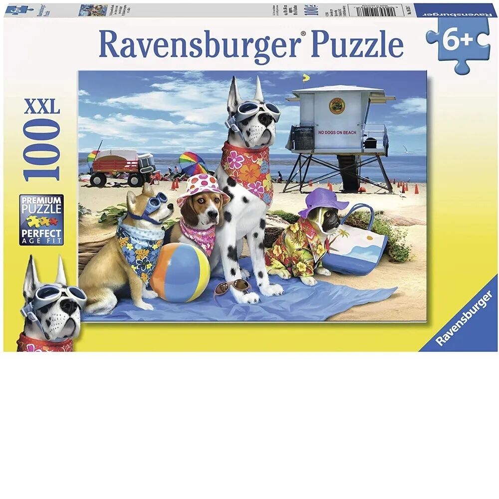 Ravensburger Puzzle 100pc XXL - No Dogs on the Beach