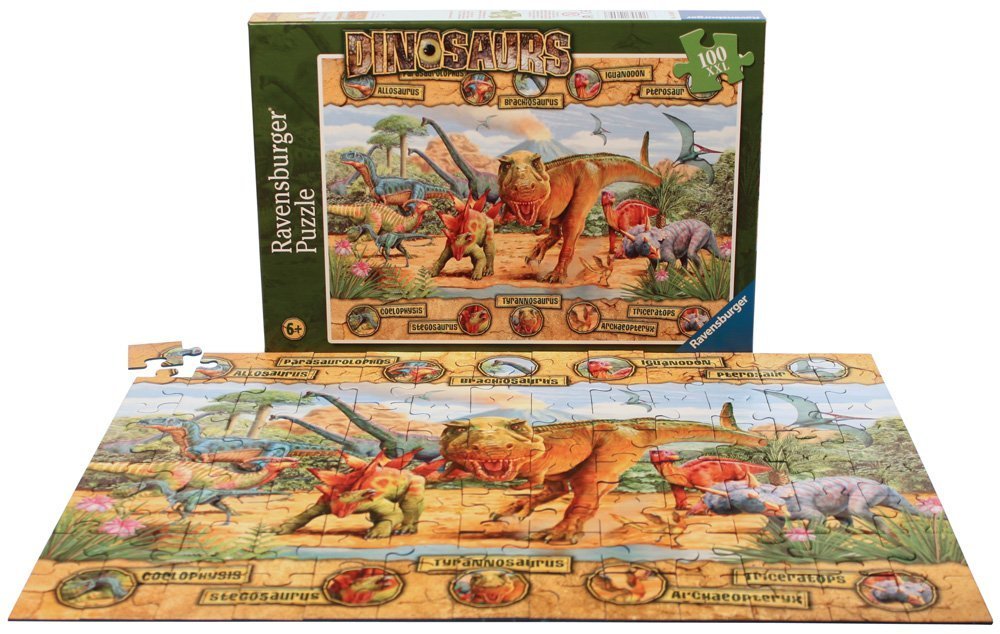 Ravensburger Puzzle 100pc XXL - Dinosaurs
