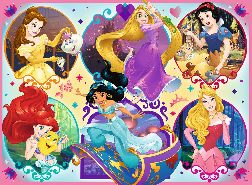 Ravensburger Puzzle 100pc XXL - Disney Princess 2 Be Strong Be You