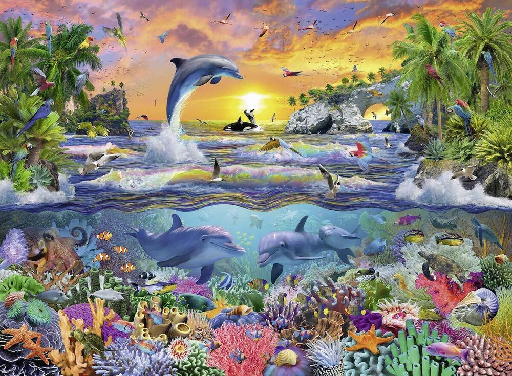 Ravensburger Puzzle 100pc XXL - Tropical Paradise