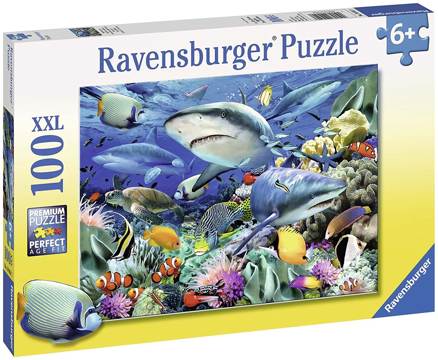 Ravensburger Puzzle 100pc XXL - Reef of the Sharks