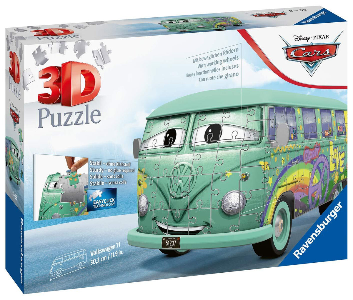 Ravensburger 3D Puzzle 162pc - Disney Pixar VW T1