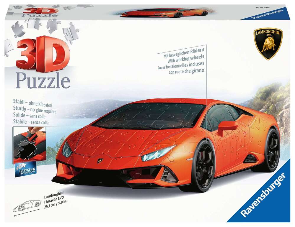Ravensburger 3D Puzzle 108pc - Lamborghini Huracán EVO