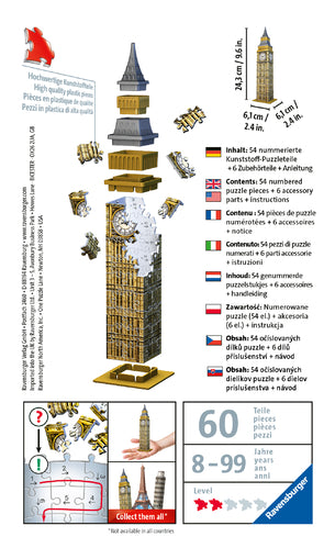 Ravensburger 3D Puzzle 54pc - Mini Big Ben