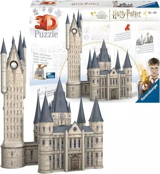 Ravensburger Puzzle 540pc 3D - Harry Potter Hogwarts Castle Astronomy Tower