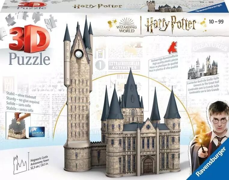Ravensburger Puzzle 540pc 3D - Harry Potter Hogwarts Castle Astronomy Tower