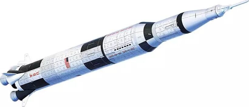 Ravensburger Puzzle 440pc 3D - Apollo Saturn V Rocket