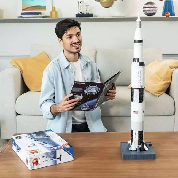 Ravensburger Puzzle 440pc 3D - Apollo Saturn V Rocket