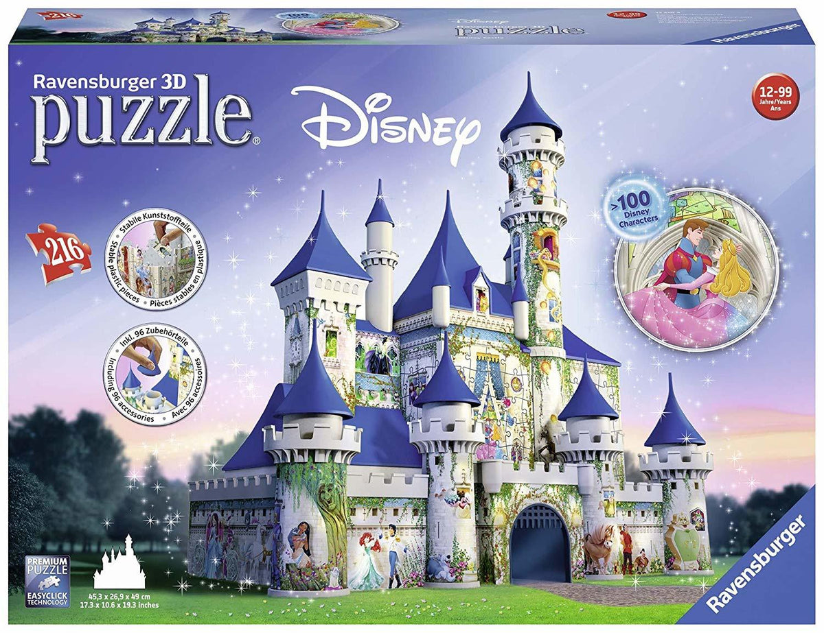 Ravensburger 3D Puzzle 216pc - Disney Princesses Castle