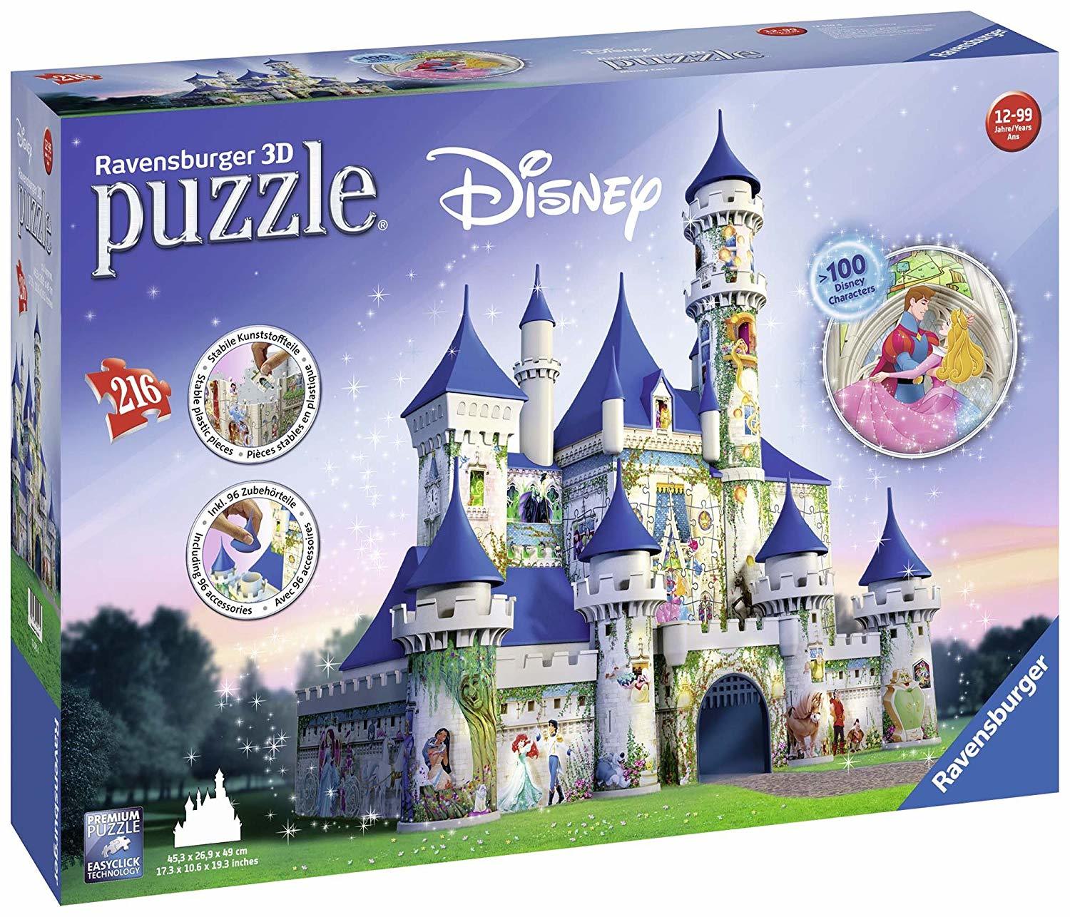 Ravensburger 3D Puzzle 216pc - Disney Princesses Castle