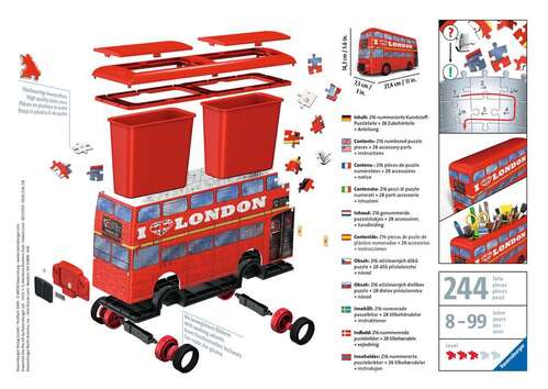 Ravensburger 3D Puzzle 216pc - London Bus