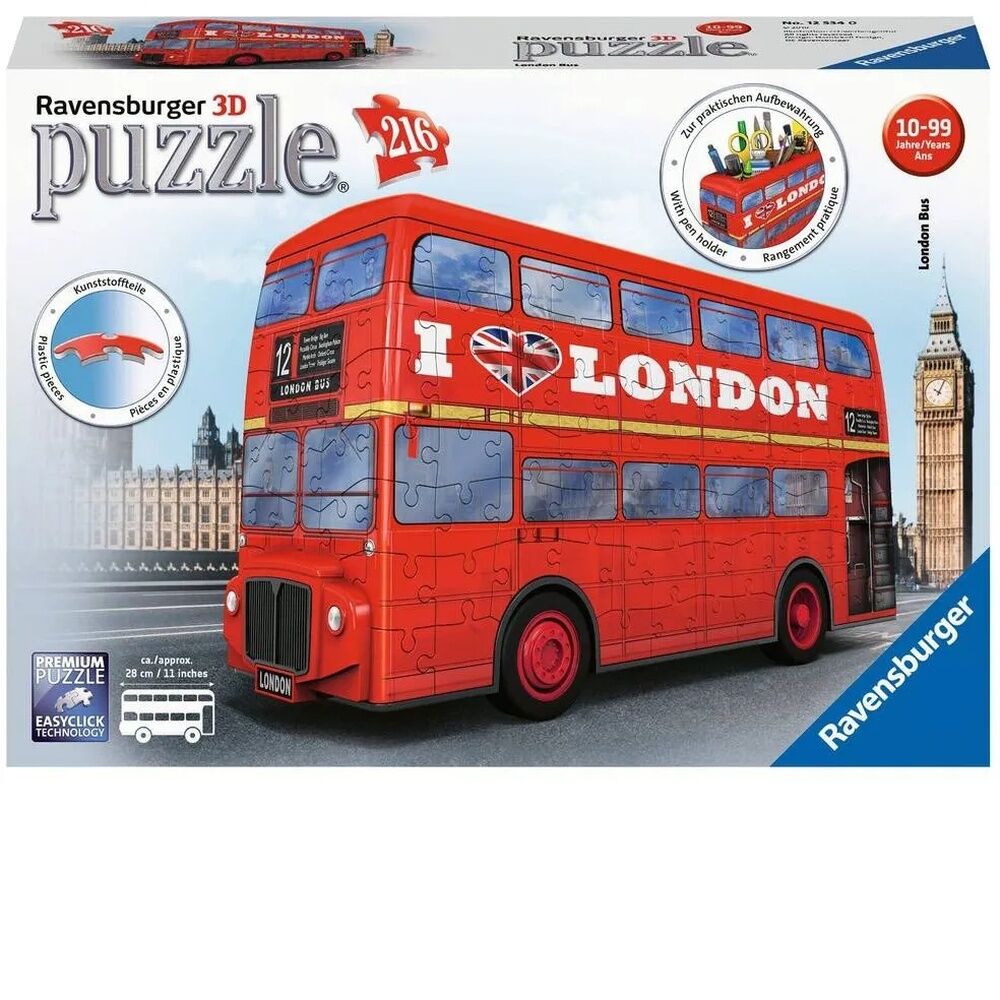 Ravensburger 3D Puzzle 216pc - London Bus