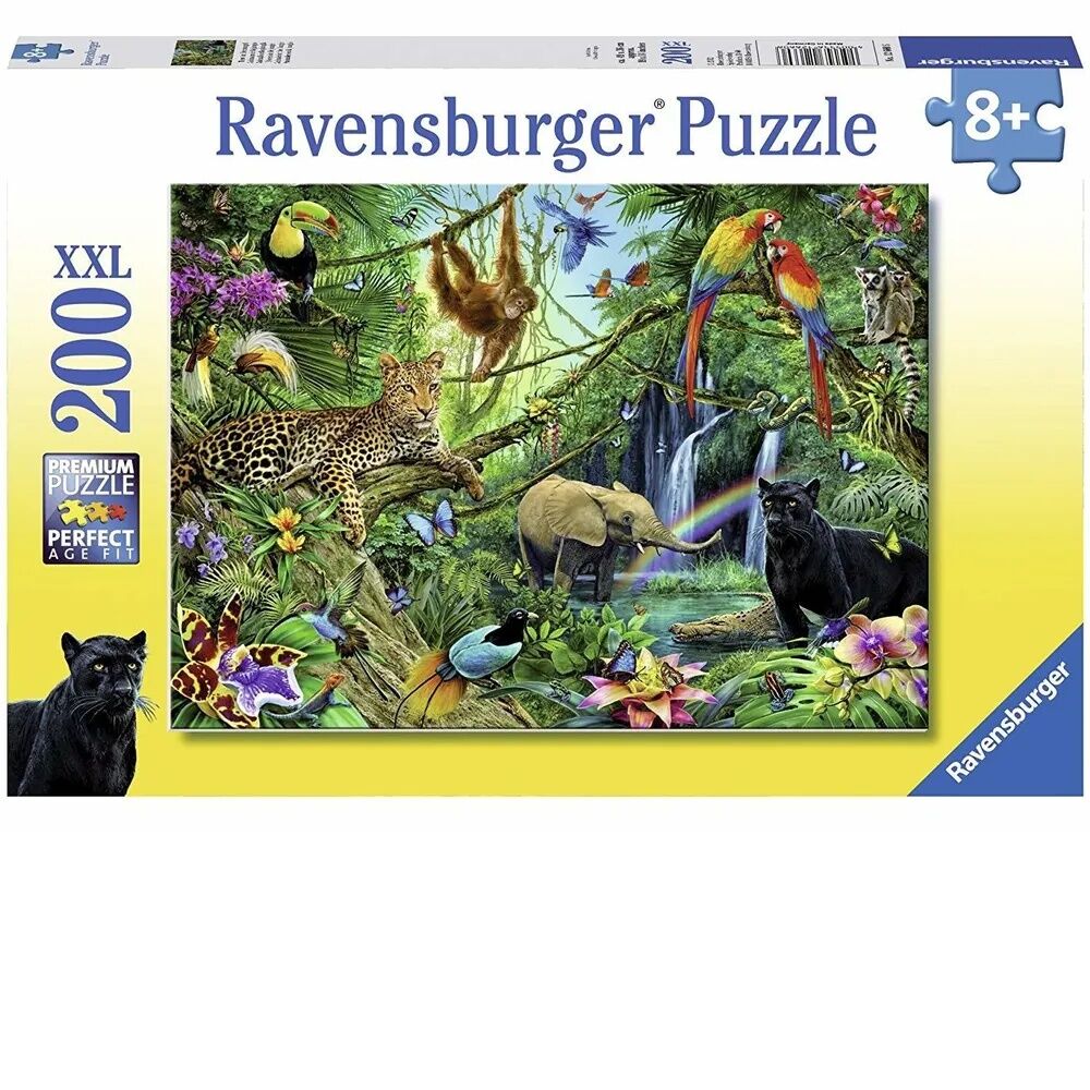 Ravensburger Puzzle 200pc XXL - Animals in the Jungle