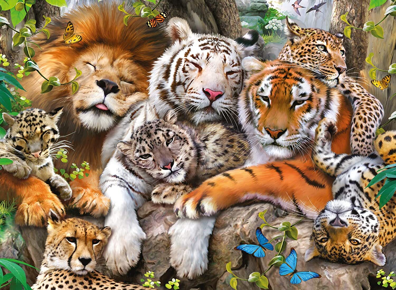 Ravensburger Puzzle 200pc XXL - Big Cat Nap