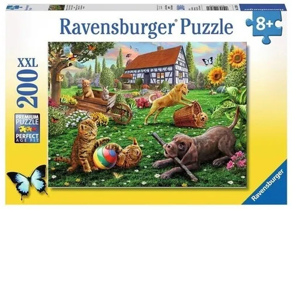 Ravensburger Puzzle 200pc XXL - Playing in the Yard