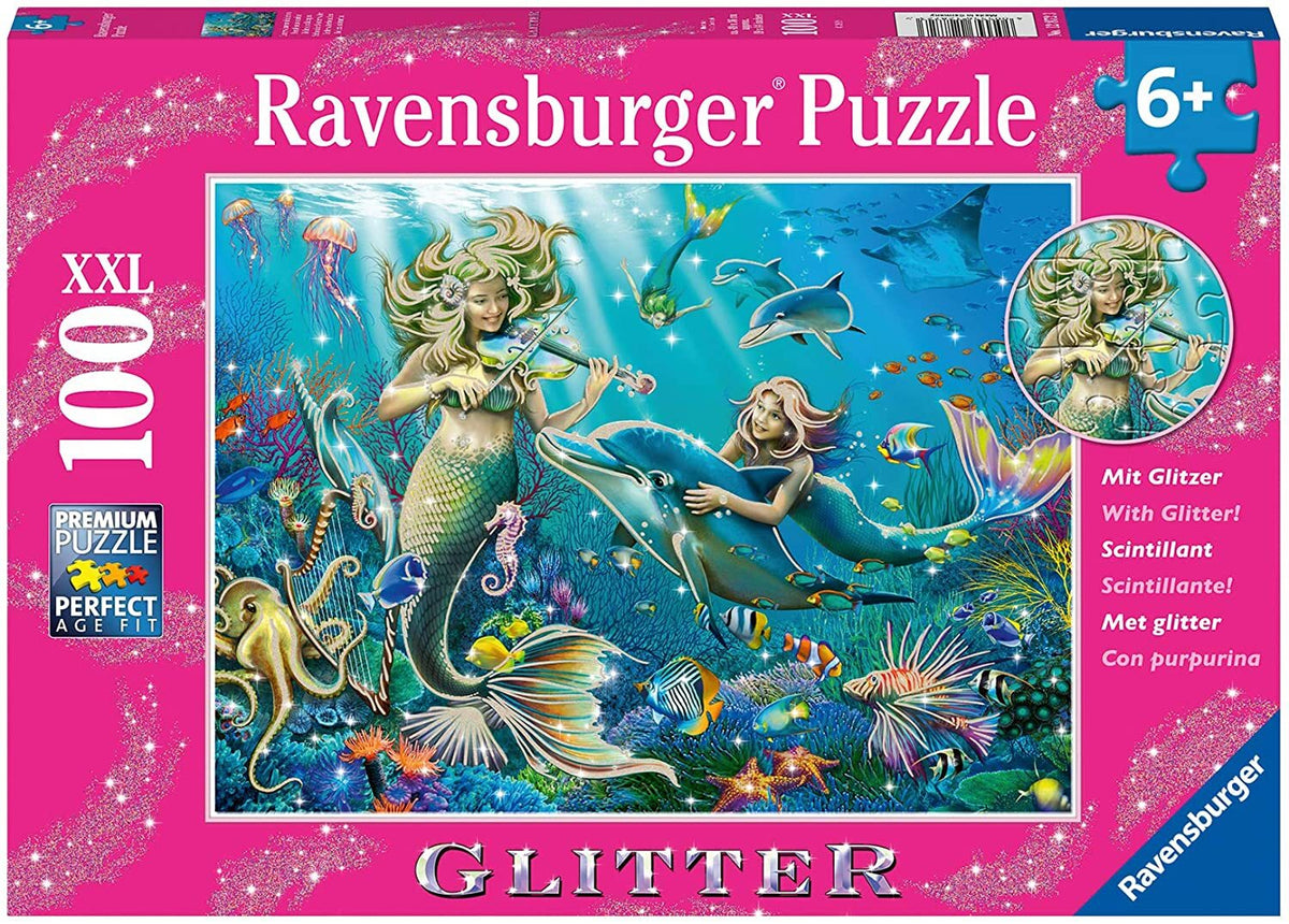 Ravensburger Puzzle 100pc XXL - Glitter Underwater Beauties