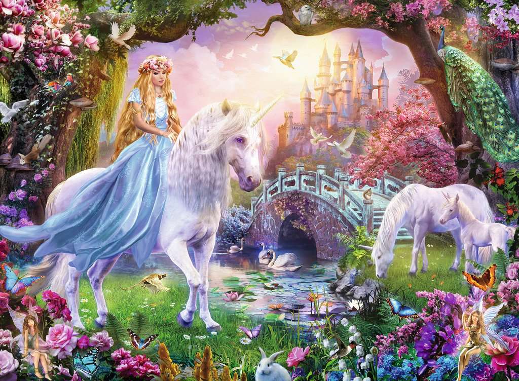 Ravensburger Puzzle 100pc XXL - Magical Unicorn
