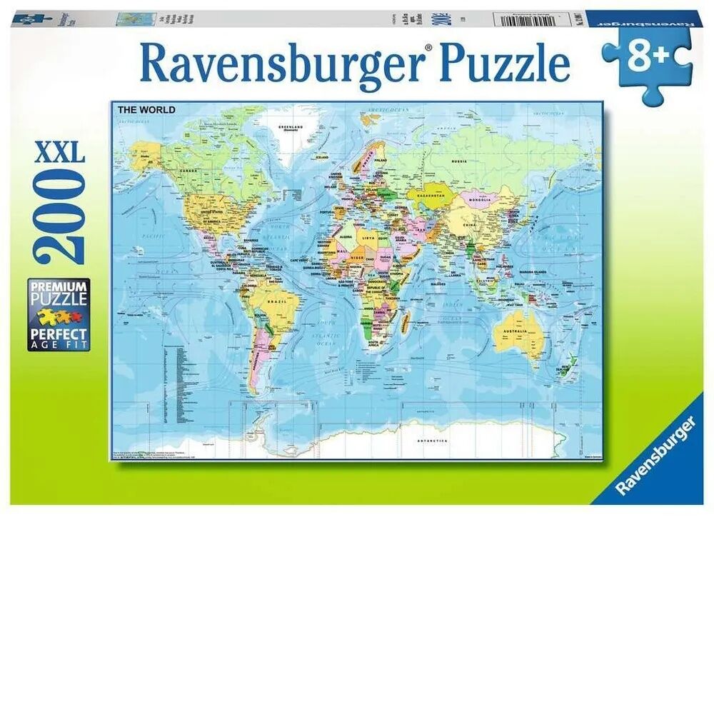 Ravensburger Puzzle 200pc XXL - Map of the World