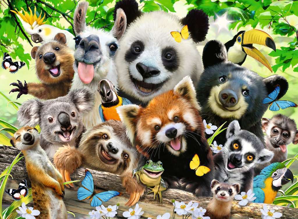 Ravensburger Puzzle 300pc XXL - Wildlife Selfie