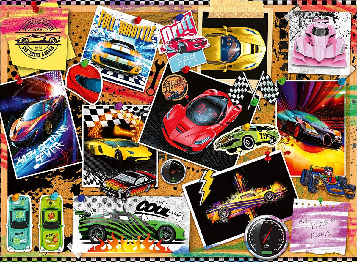 Ravensburger Puzzle 100pc XXL - Dream Cars