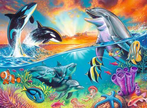 Ravensburger Puzzle 200pc XXL - Ocean Wildlife