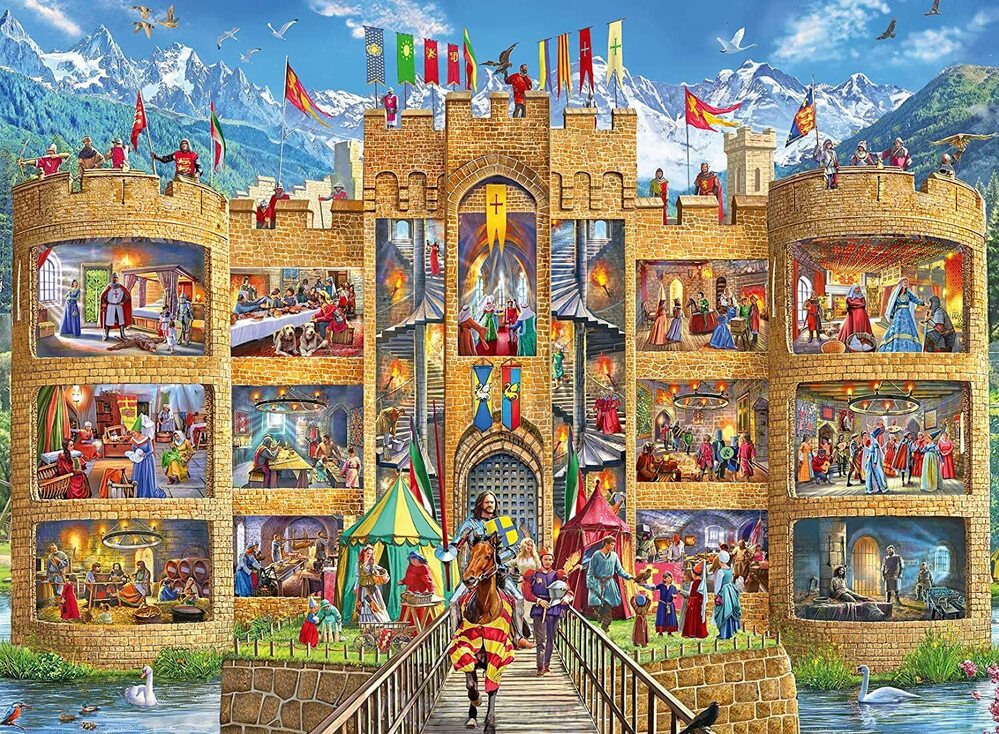 Ravensburger Puzzle 150pc XXL - Cutaway Castle