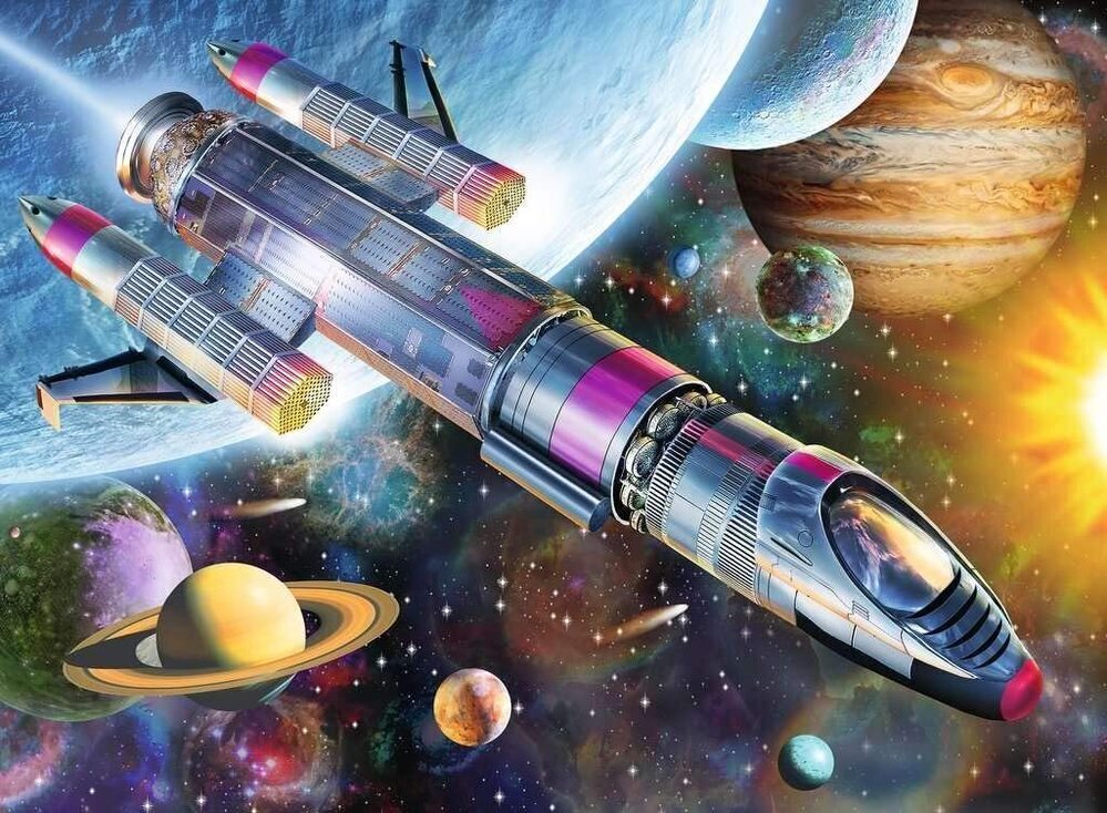 Ravensburger Puzzle 100pc XXL - Mission in Space