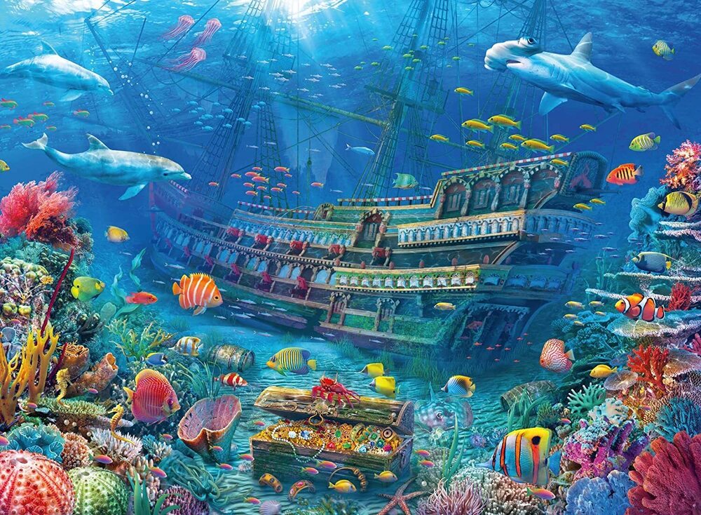 Ravensburger Puzzle 200pc XXL - Underwater Discovery