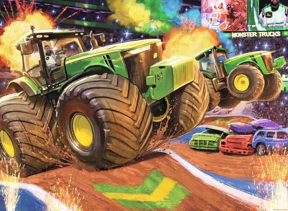 Ravensburger Puzzle 100pc XXL - John Deere Big Wheels