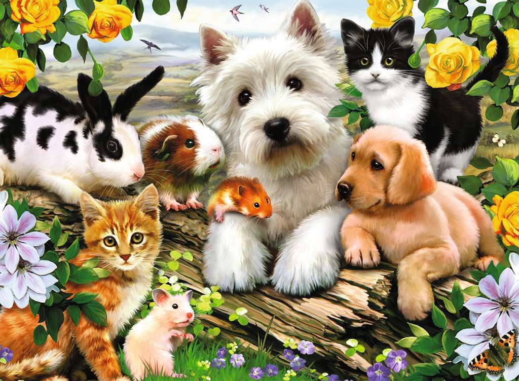 Ravensburger Puzzle 300pc XXL - Happy Animal Babies