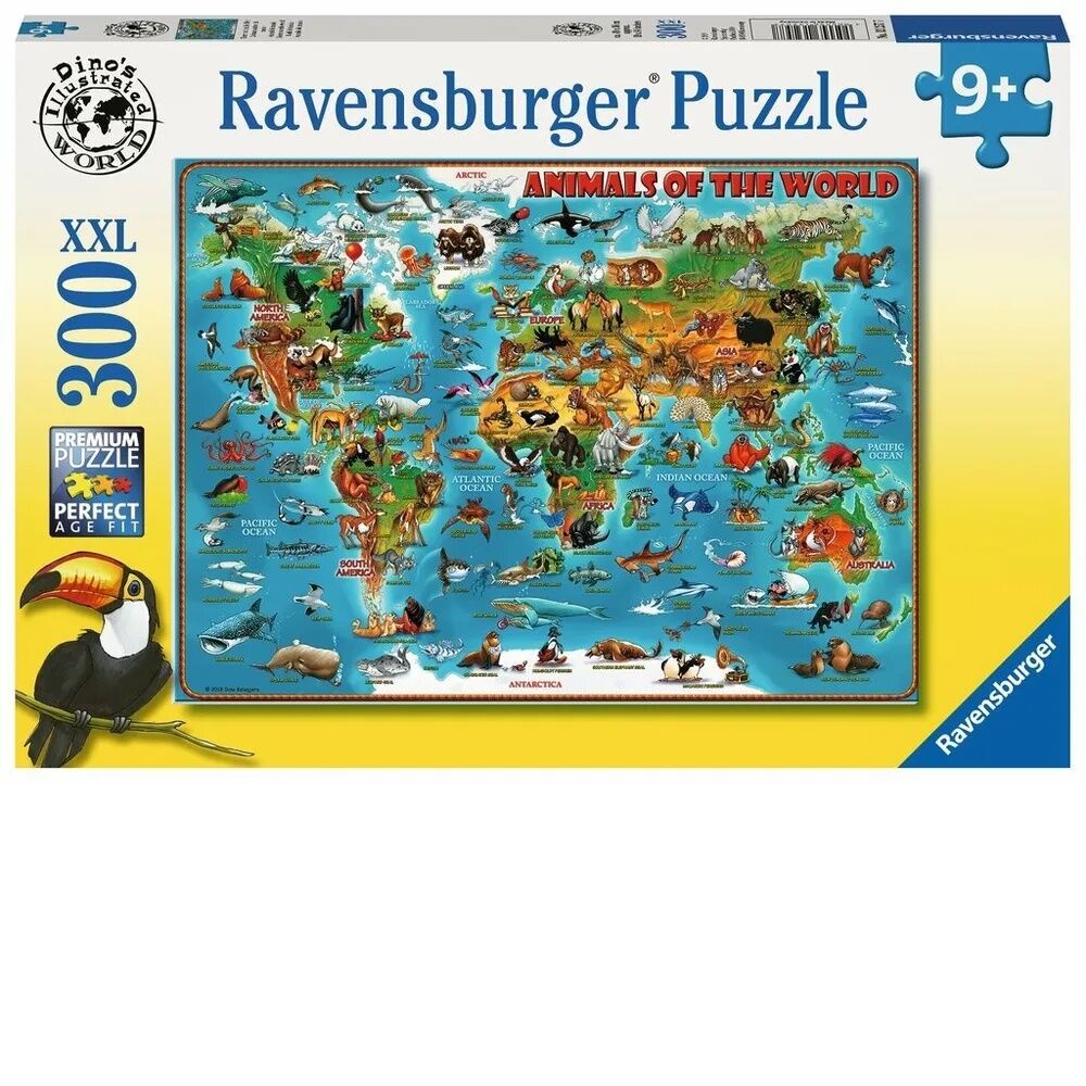 Ravensburger Puzzle 300pc XXL - Animals Of The World