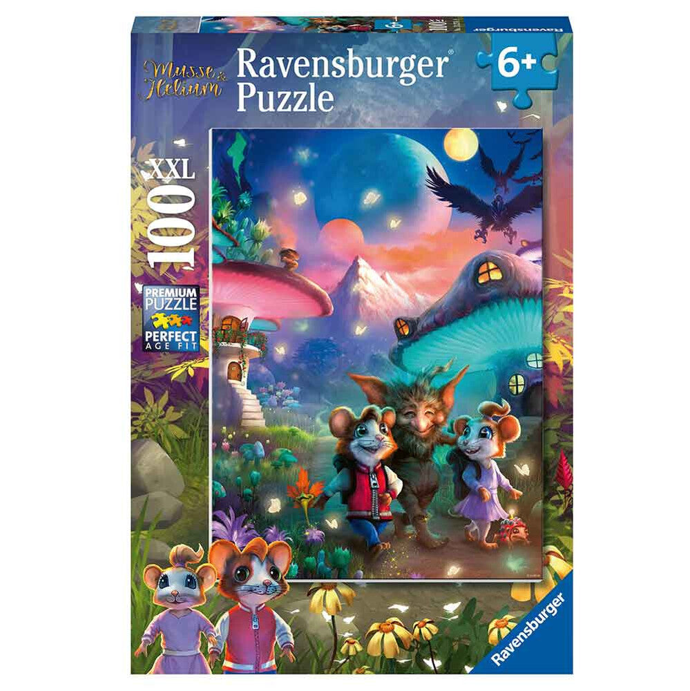 Ravensburger Puzzle 100pc XXL - Enchanting Mushroom Town