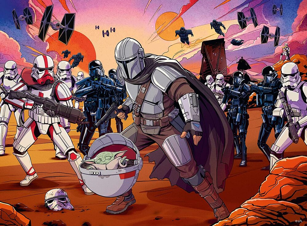 Ravensburger Puzzle 200pc XXL - Star Wars The Mandalorian Face Off