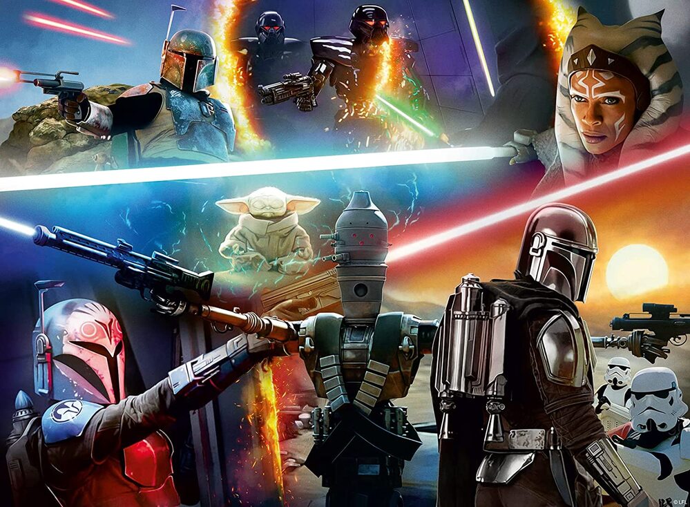 Ravensburger Puzzle 300pc XXL - Star Wars The Mandalorian Cross Fire