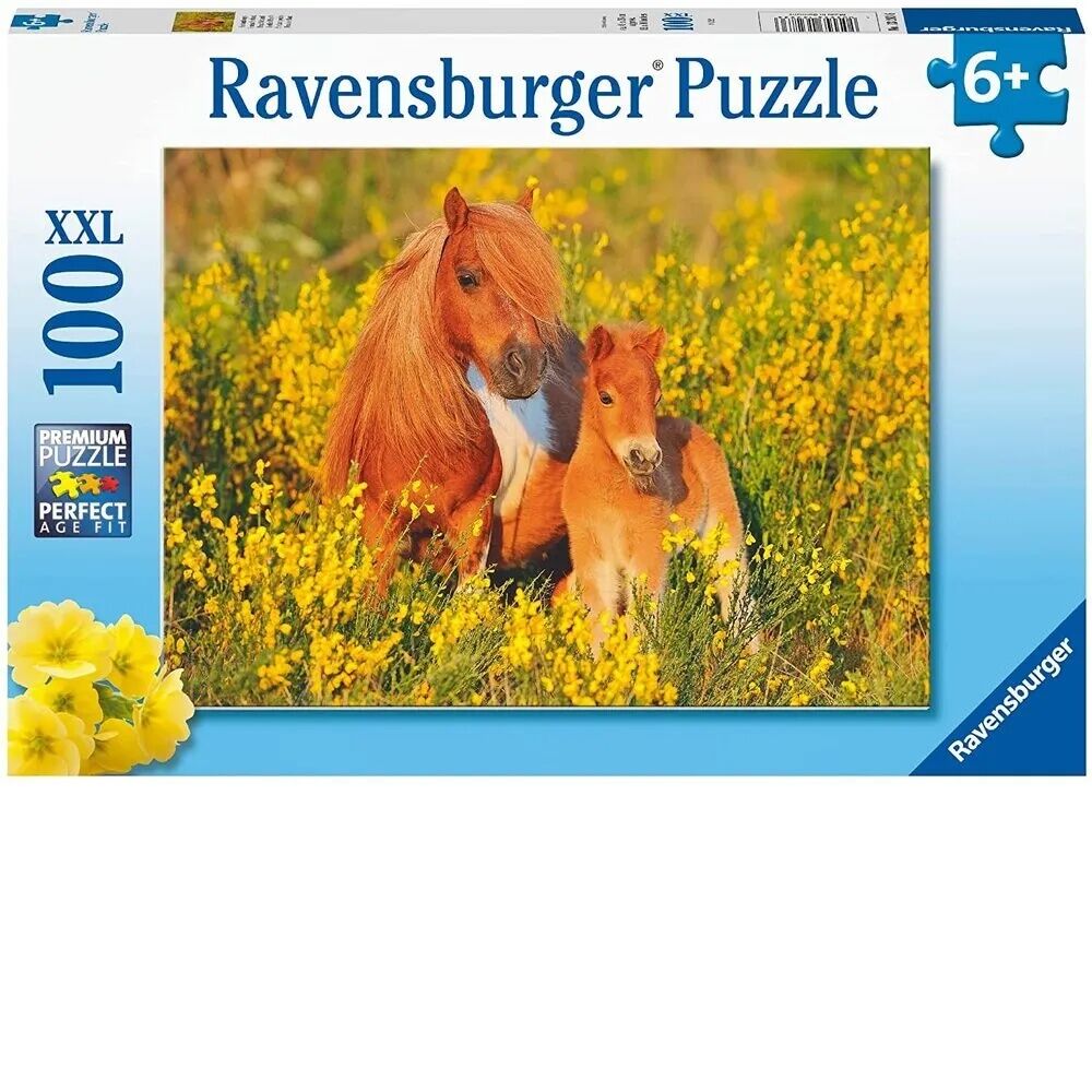 Ravensburger Puzzle 100pc XXL - Shetland Ponies