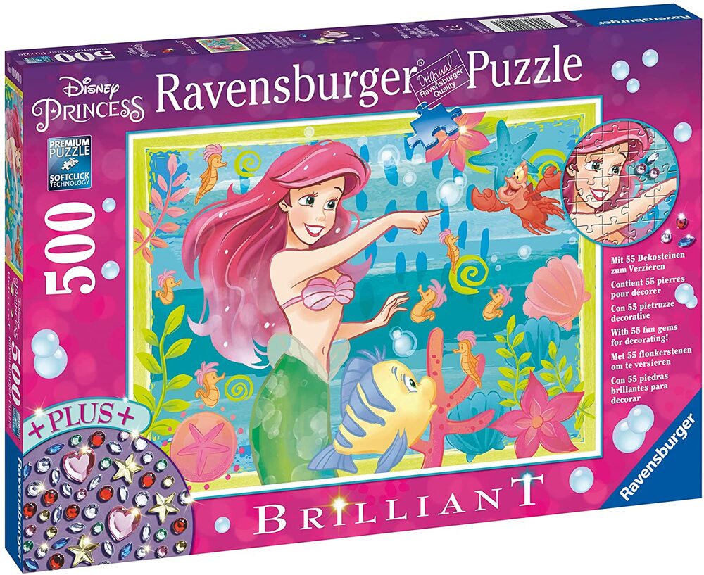Ravensburger Puzzle 500pc - Ariel's Underwater Paradise