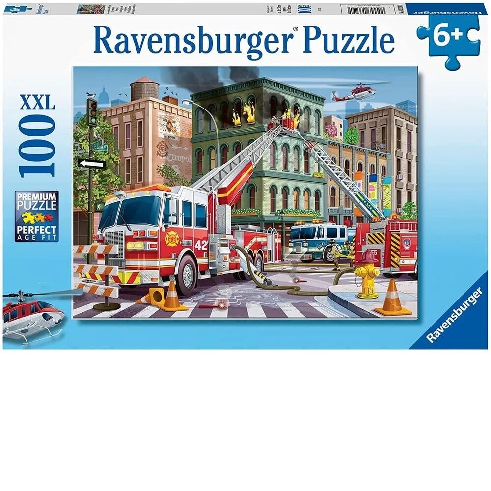 Ravensburger Puzzle 100pc XXL - Fire Truck Rescue