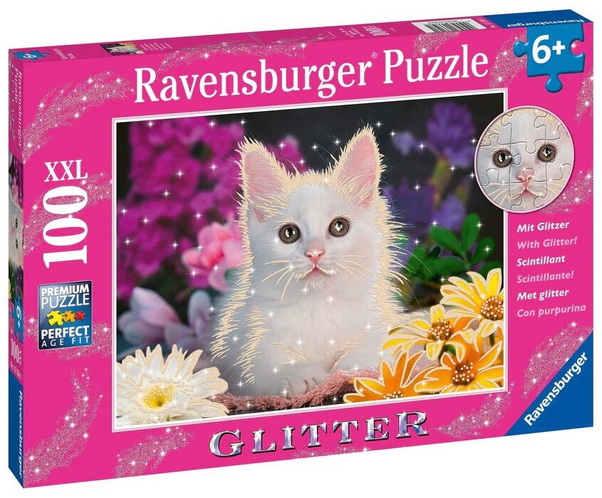Ravensburger Puzzle 100pc XXL - Glitter Cat