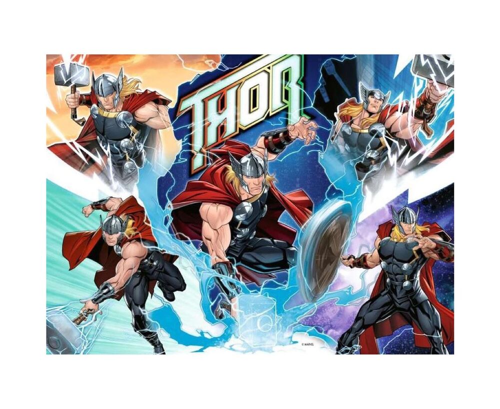 Ravensburger Puzzle 100pc - Marvel Hero Exact Hero Thor