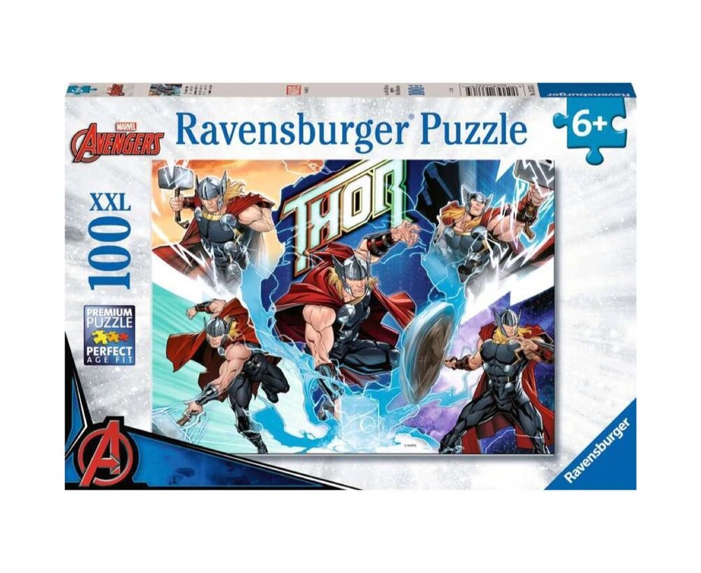 Ravensburger Puzzle 100pc - Marvel Hero Exact Hero Thor