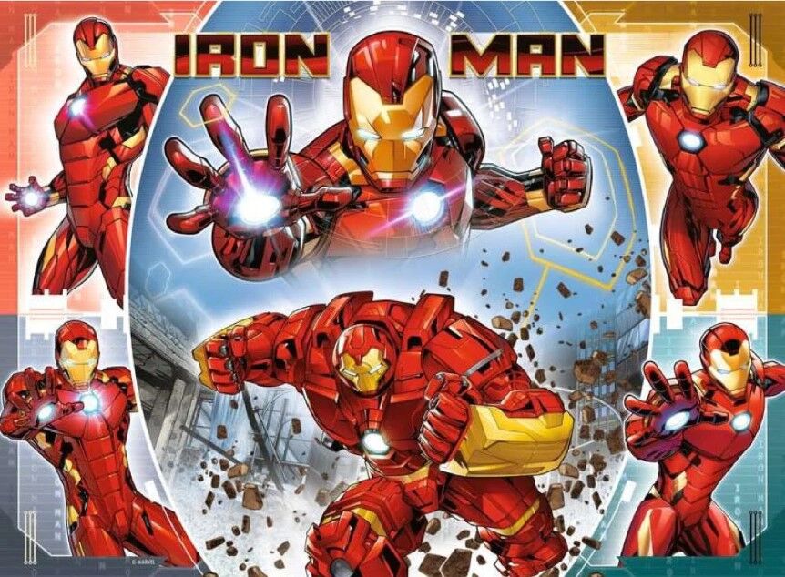 Ravensburger Puzzle 100pc - Marvel Hero Exact Hero 2 Iron Man